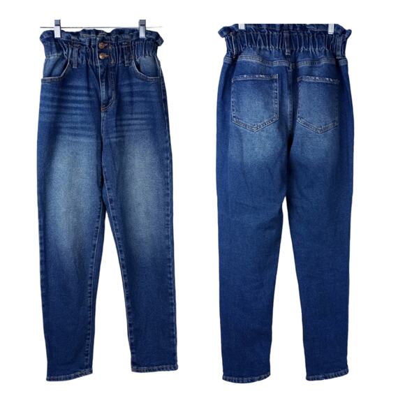 WILD FABLE~Paper Bag Waist Relaxed Fit Jeans ~ 0 - Picture 1 of 7